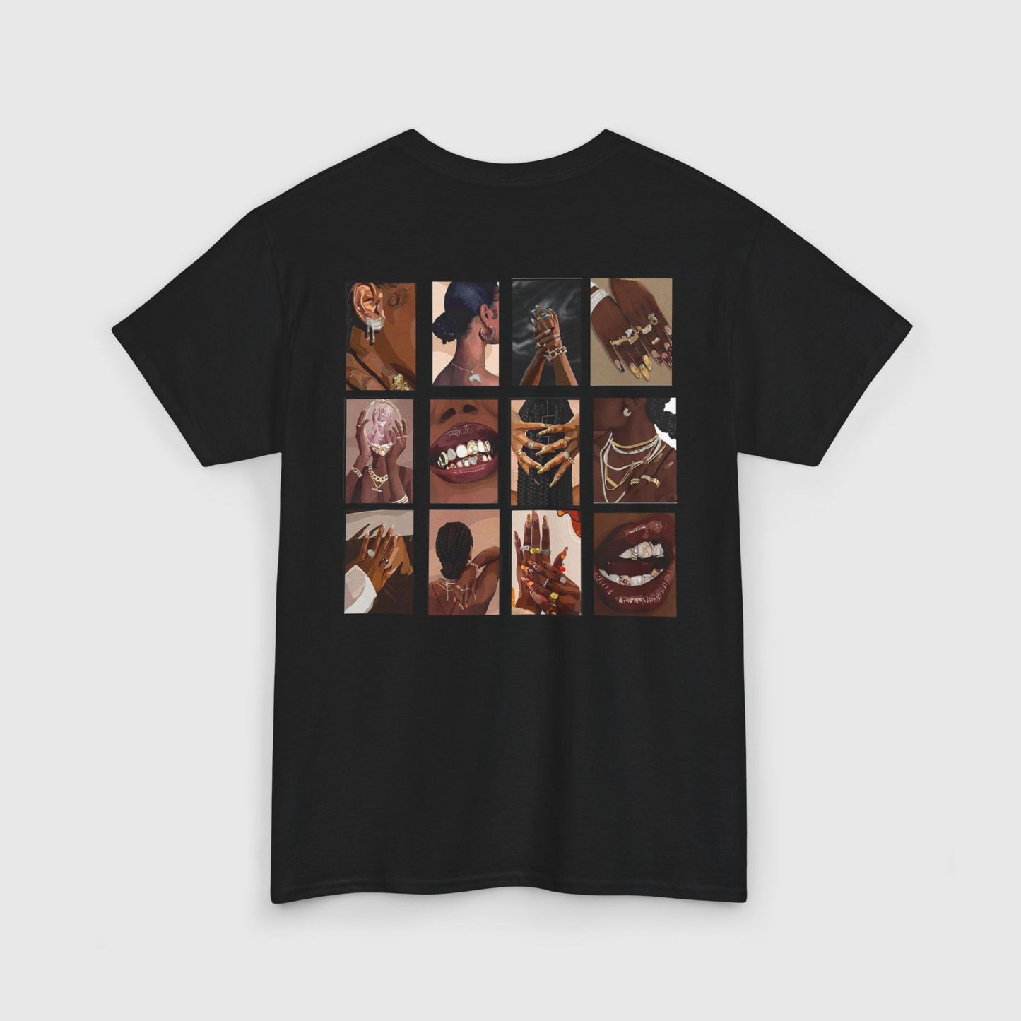 The Muse Unisex Heavy Cotton Tee - Vibrant Expressions Art Tee