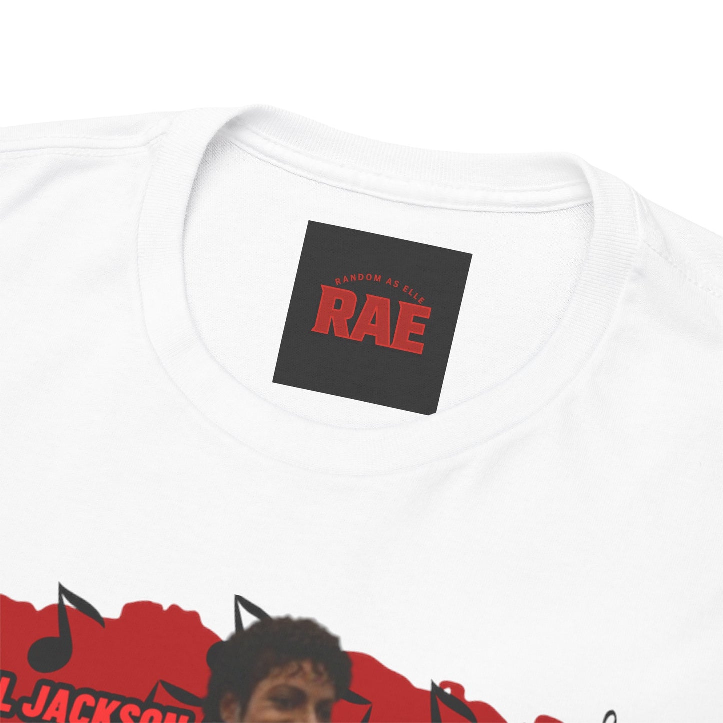 King of Pop Tribute Shirt Musical Background Unisex Heavy Cotton Tee