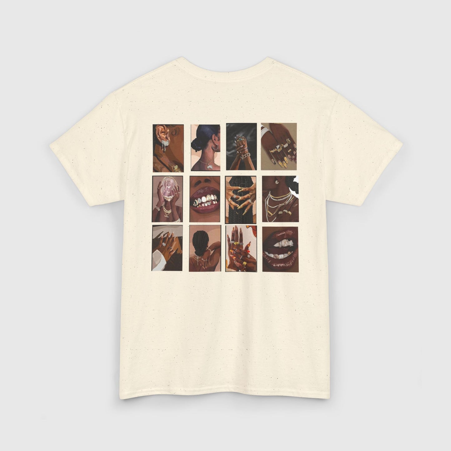 The Muse Unisex Heavy Cotton Tee - Vibrant Expressions Art Tee