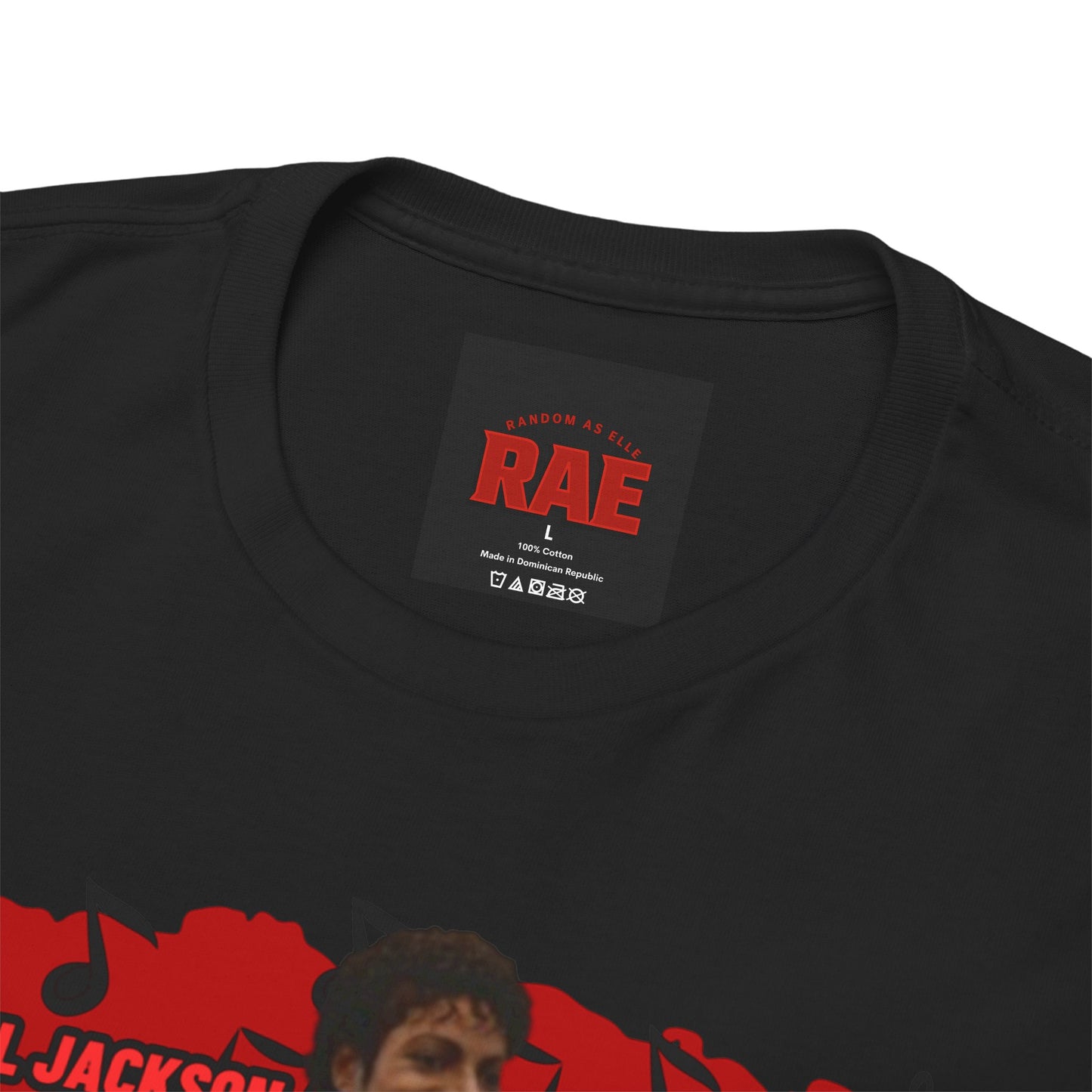 King of Pop Tribute Shirt Musical Background Unisex Heavy Cotton Tee