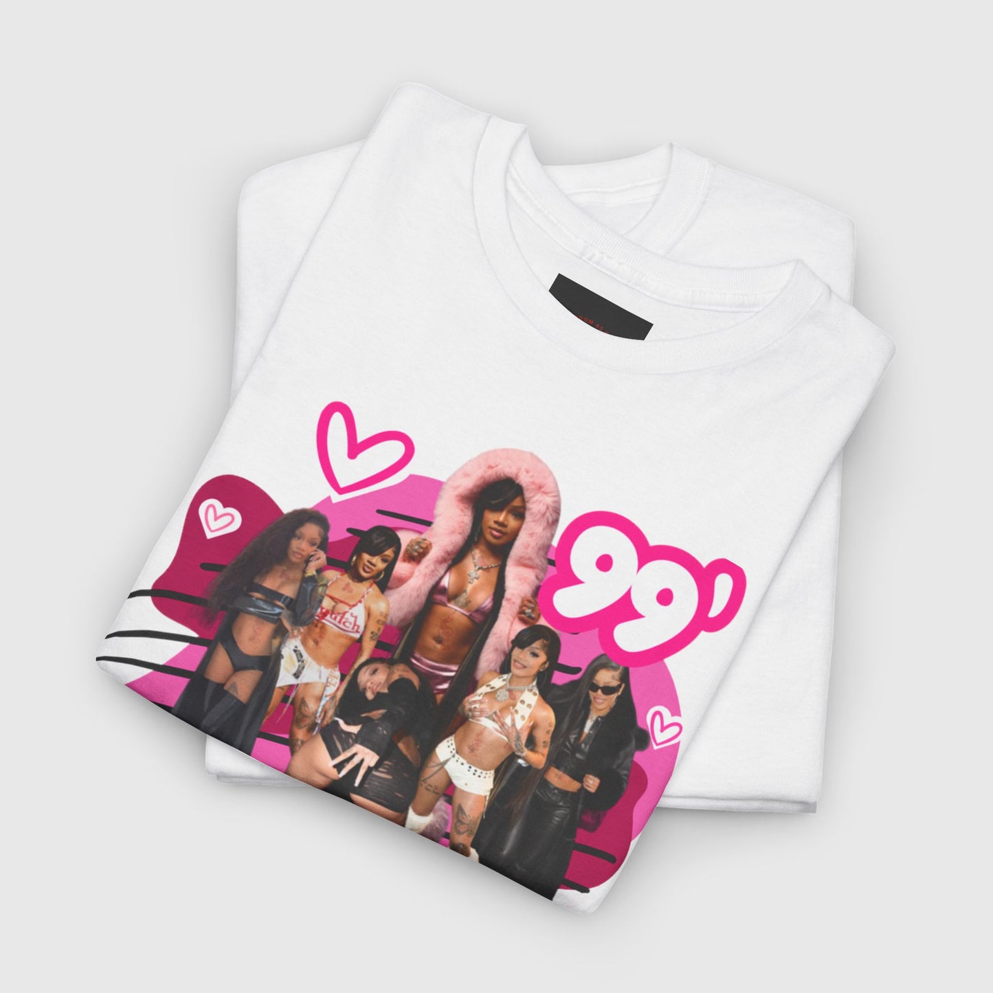 Glorilla Highly Blessed & 99 Love Vibe Shirt Unisex Heavy Cotton Tee