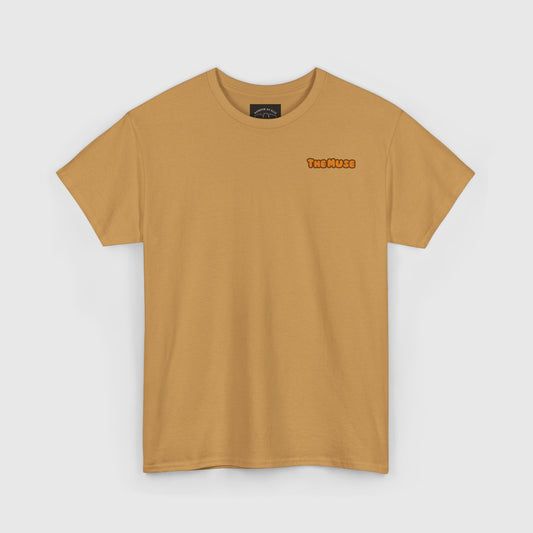 The Muse Unisex Heavy Cotton Tee - Vibrant Expressions Art Tee
