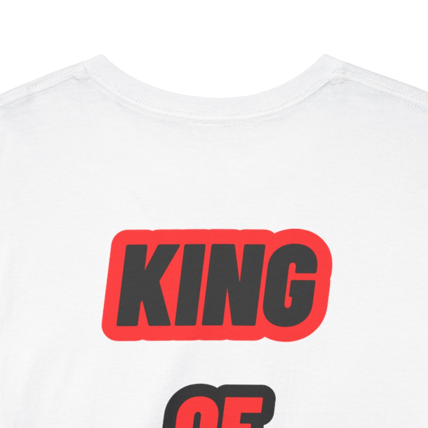 King of Pop Tribute Shirt Musical Background Unisex Heavy Cotton Tee