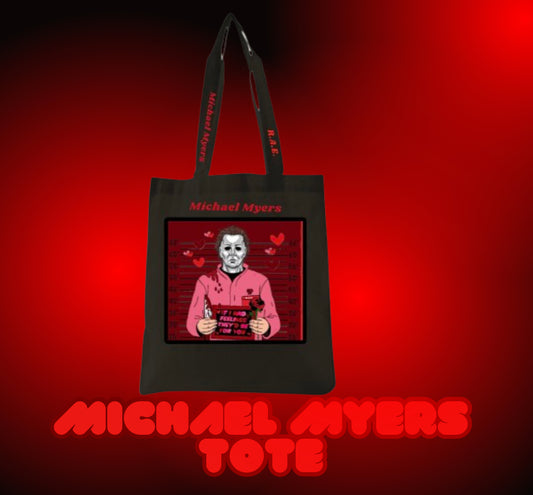 Michael Myers Vday Arrest Tote (Red)