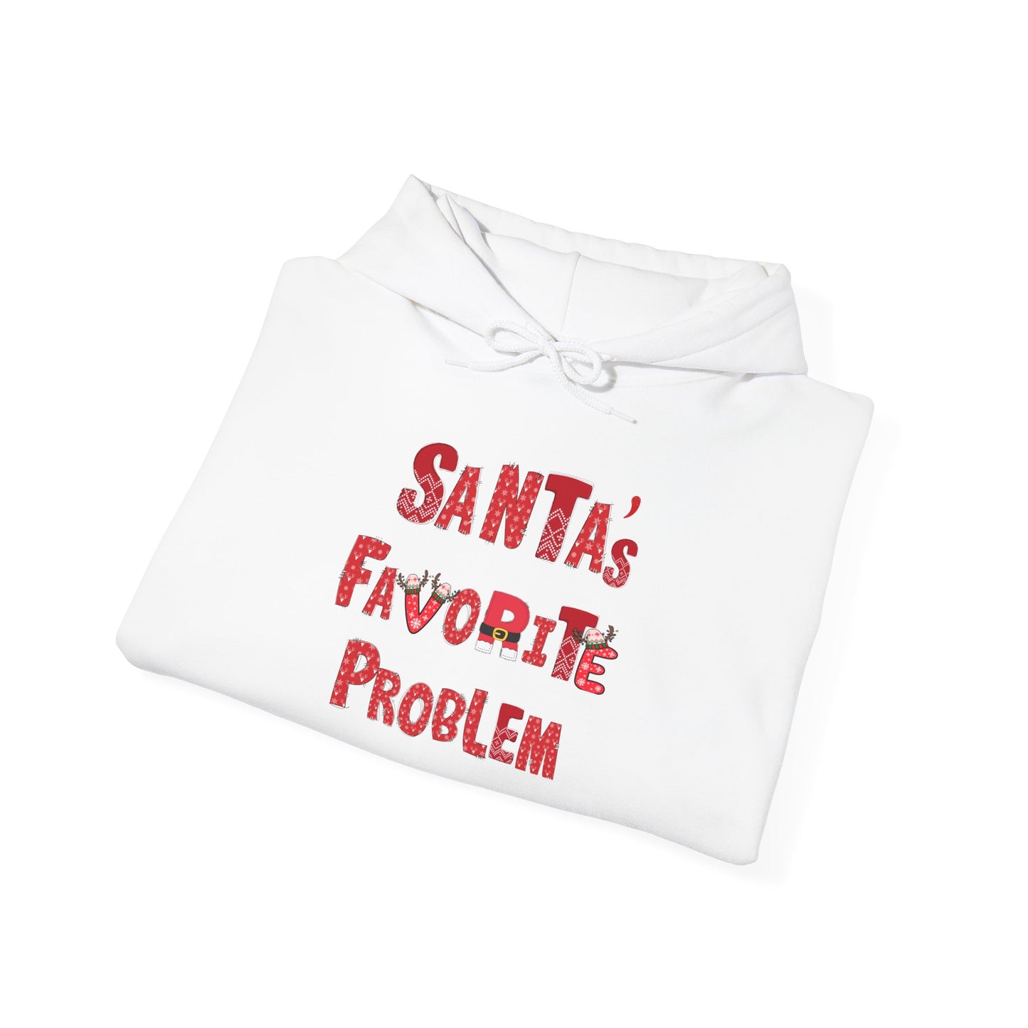 Santa's Favorite Problem Funny Holiday Hoodie