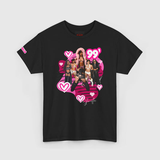 Glorilla Highly Blessed & 99 Love Vibe Shirt Unisex Heavy Cotton Tee
