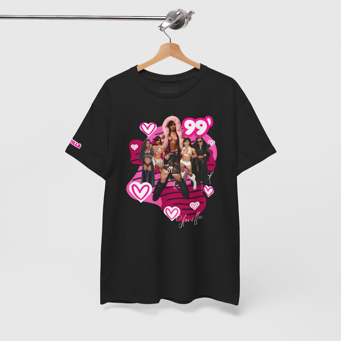 Glorilla Highly Blessed & 99 Love Vibe Shirt Unisex Heavy Cotton Tee