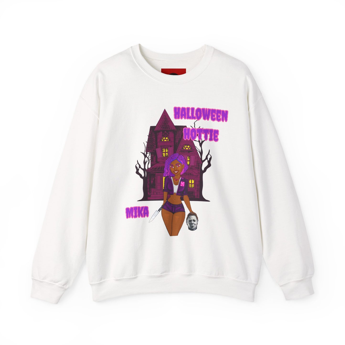 Halloween Mika Myers Crewneck Sweatshirt - Pretty Face don’t fool me