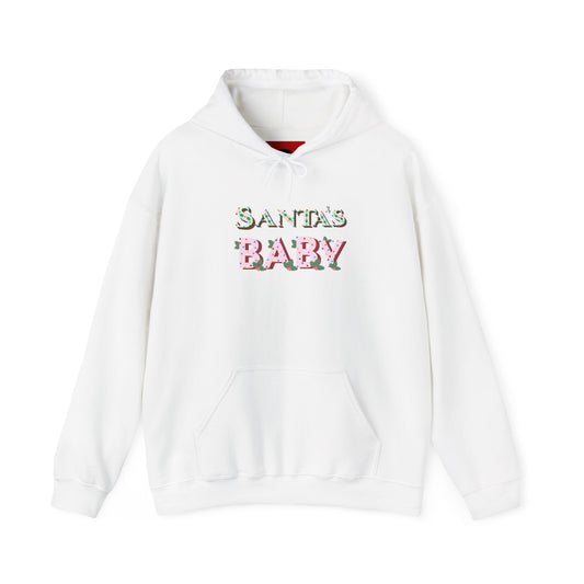 Santa Baby Hoodie — Festive Christmas Holiday Sweatshirt
