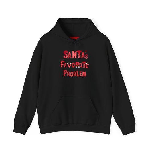 Santa's Favorite Problem Funny Holiday Hoodie