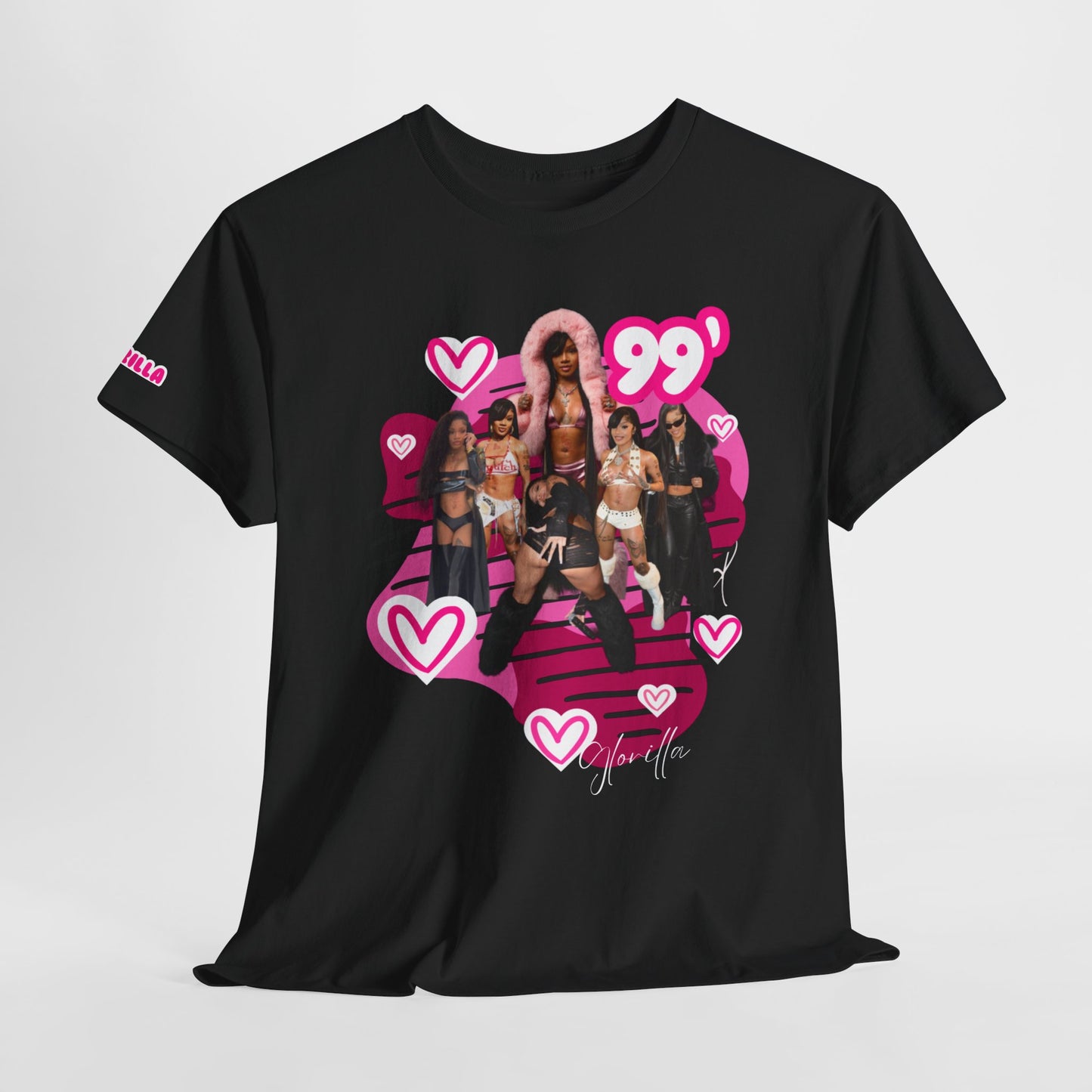 Glorilla Highly Blessed & 99 Love Vibe Shirt Unisex Heavy Cotton Tee