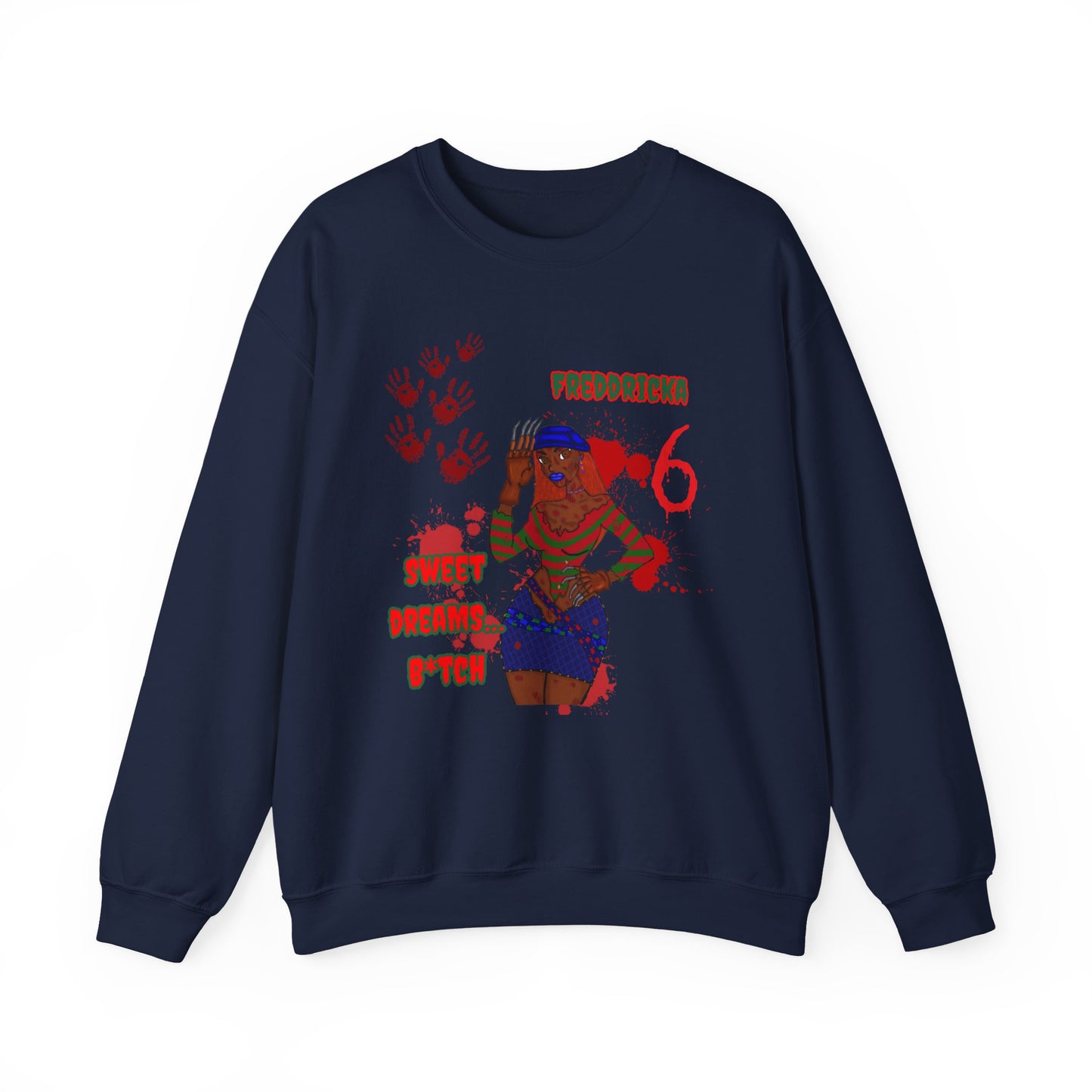 Freddricka Kruger-Creepy Cute Crewneck Sweatshirt