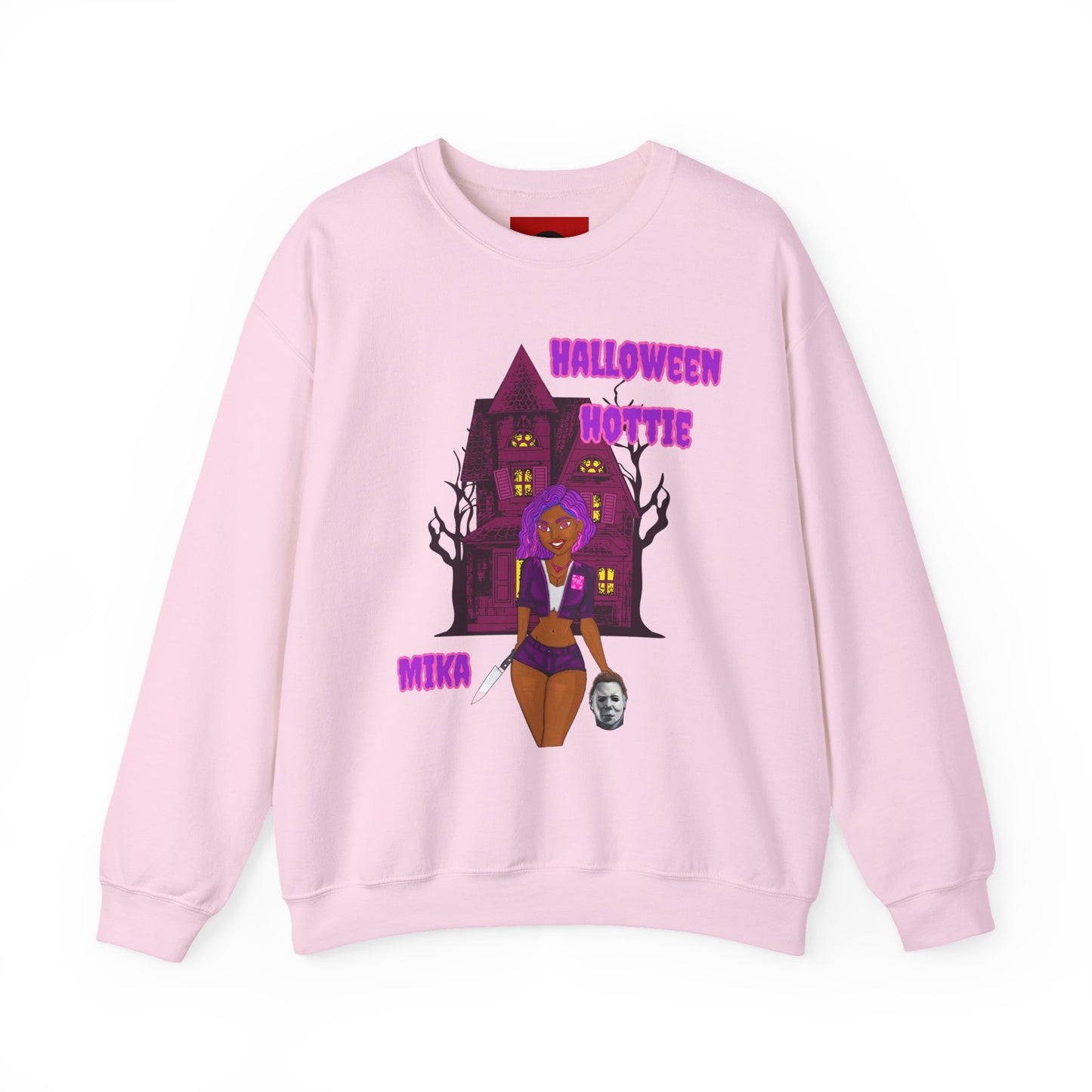 Halloween Mika Myers Crewneck Sweatshirt - Pretty Face don’t fool me