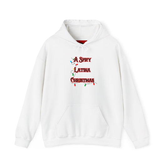 A Spicy Latina Christmas Hoodie — Festive Holiday Sweatshirt for Latinas
