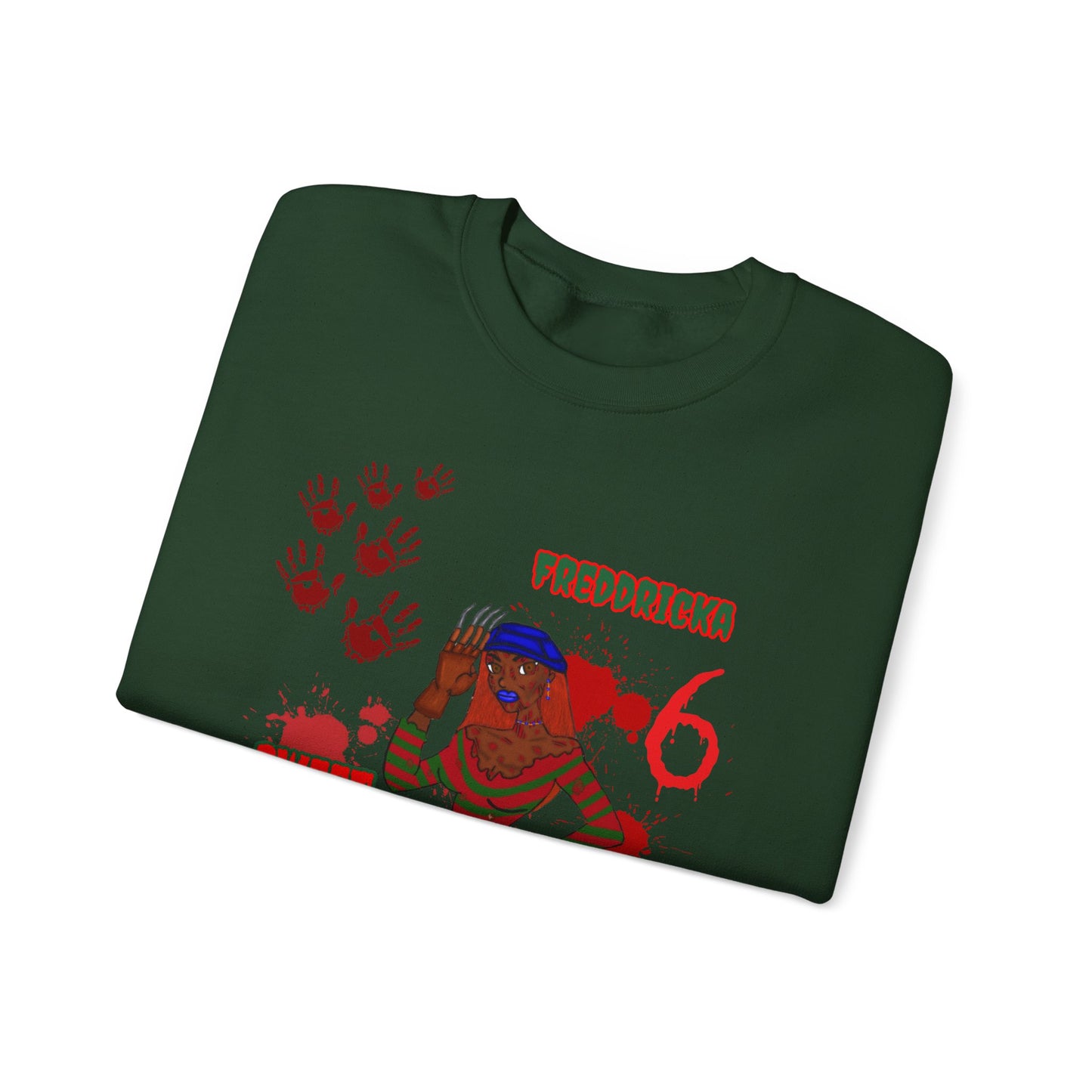 Freddricka Kruger-Creepy Cute Crewneck Sweatshirt