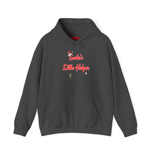 Santa’s Little Helper Hoodie — Christmas Elf Holiday Sweatshirt