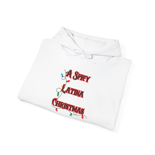 A Spicy Latina Christmas Hoodie — Festive Holiday Sweatshirt for Latinas