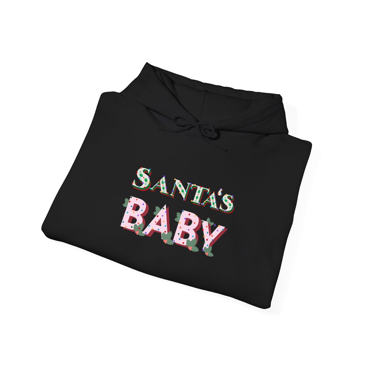 Santa Baby Hoodie — Festive Christmas Holiday Sweatshirt