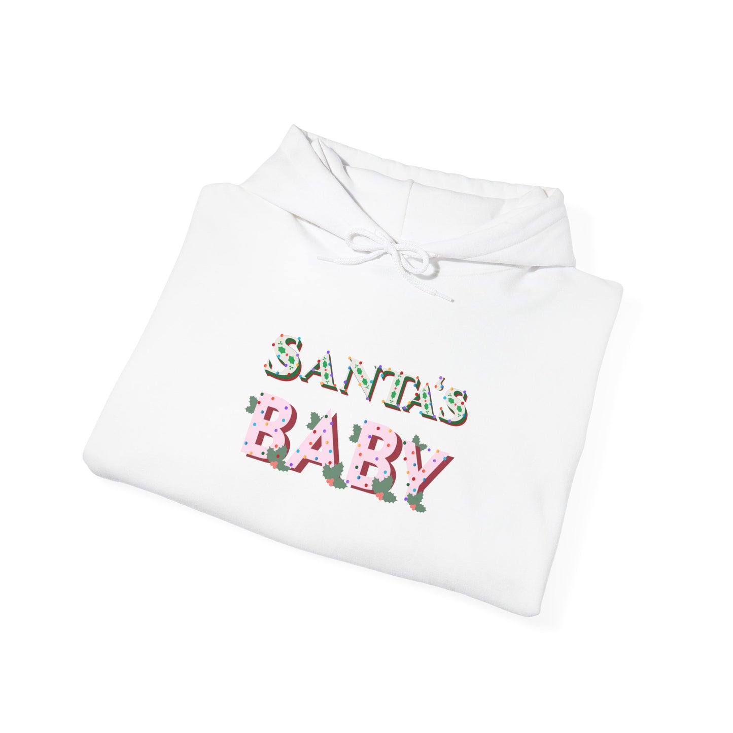 Santa Baby Hoodie — Festive Christmas Holiday Sweatshirt