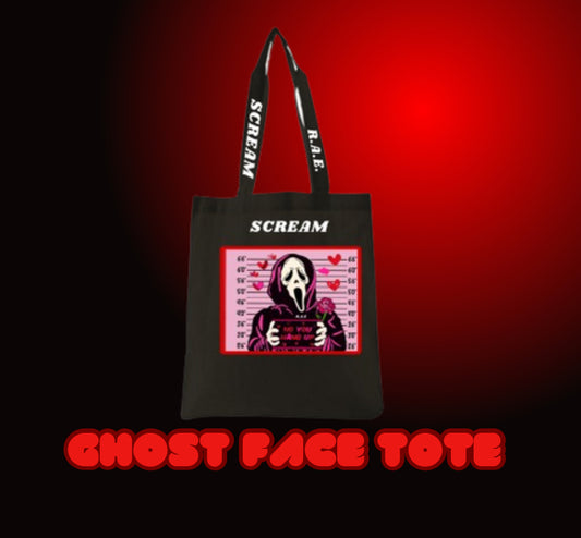 Ghostface Scream Vday Arrest Tote (Black)