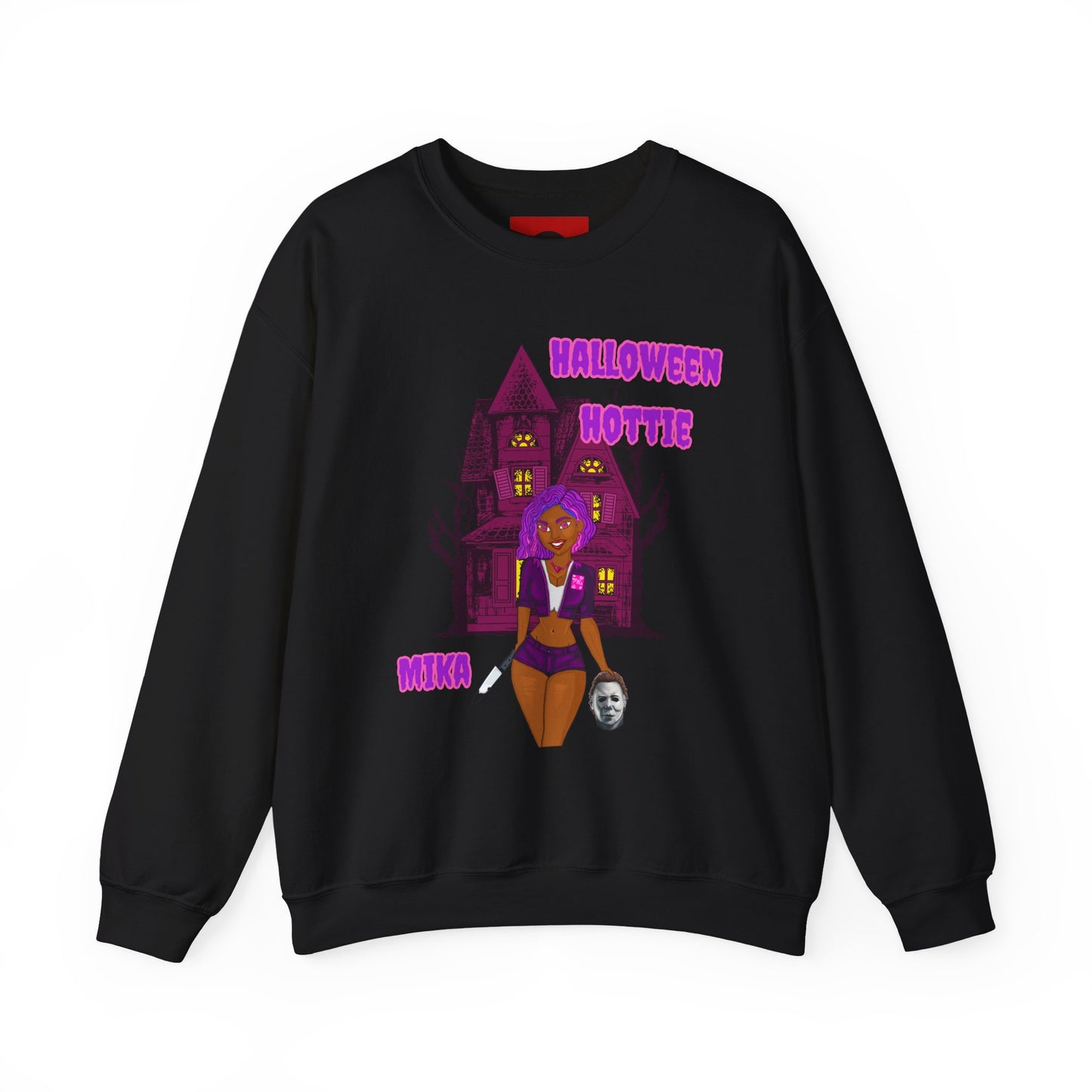 Halloween Mika Myers Crewneck Sweatshirt - Pretty Face don’t fool me