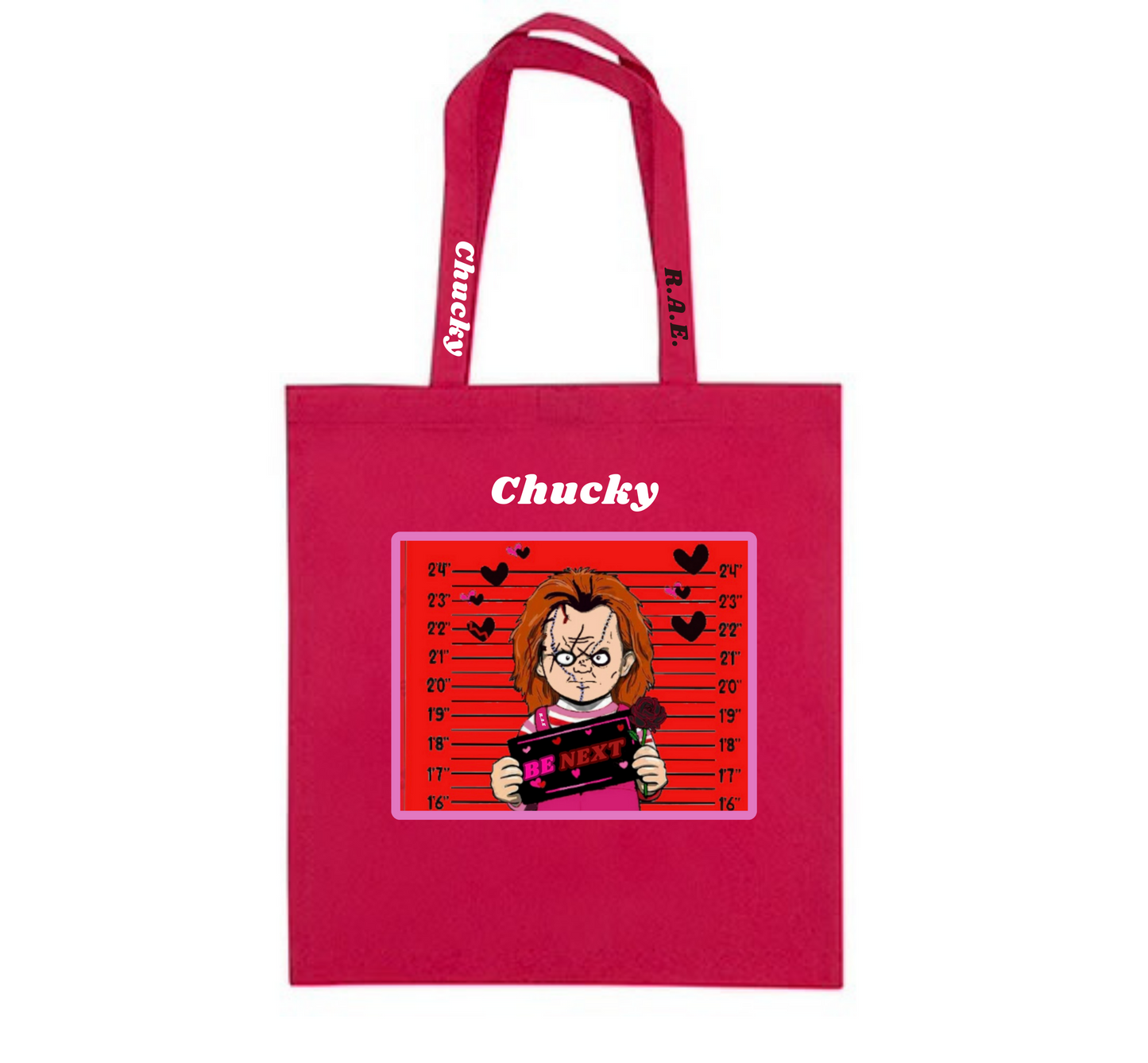 Chucky Vday Arrest Tote (Red)