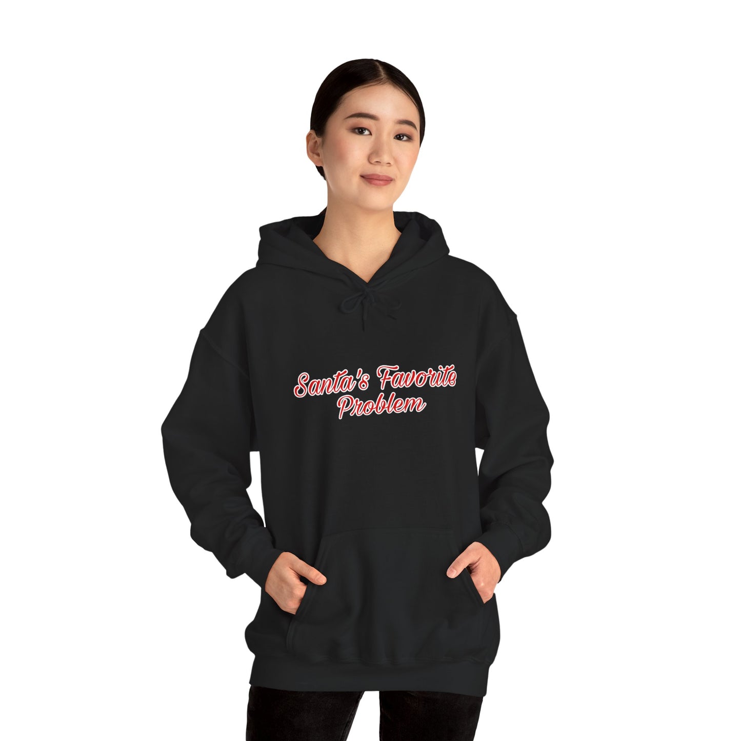 Santa's Favorite Problem Funny Holiday Hoodie