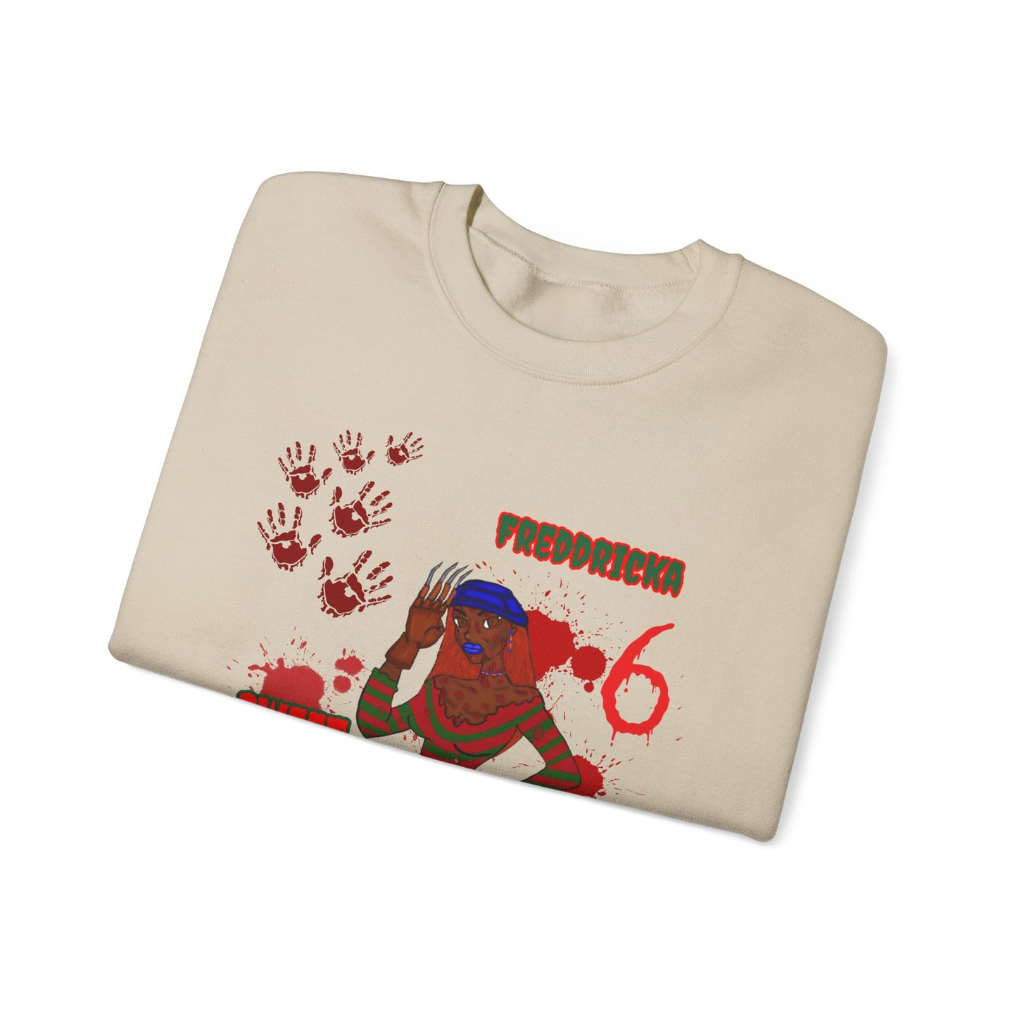 Freddricka Kruger-Creepy Cute Crewneck Sweatshirt