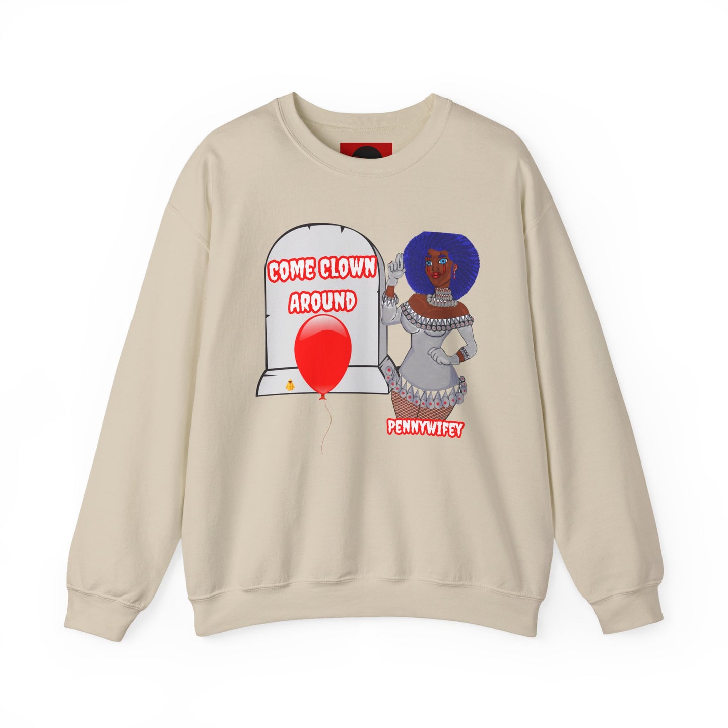 Crewneck Sweatshirt Pennywise Women Pennywife Sexy and Scary Halloween Horror