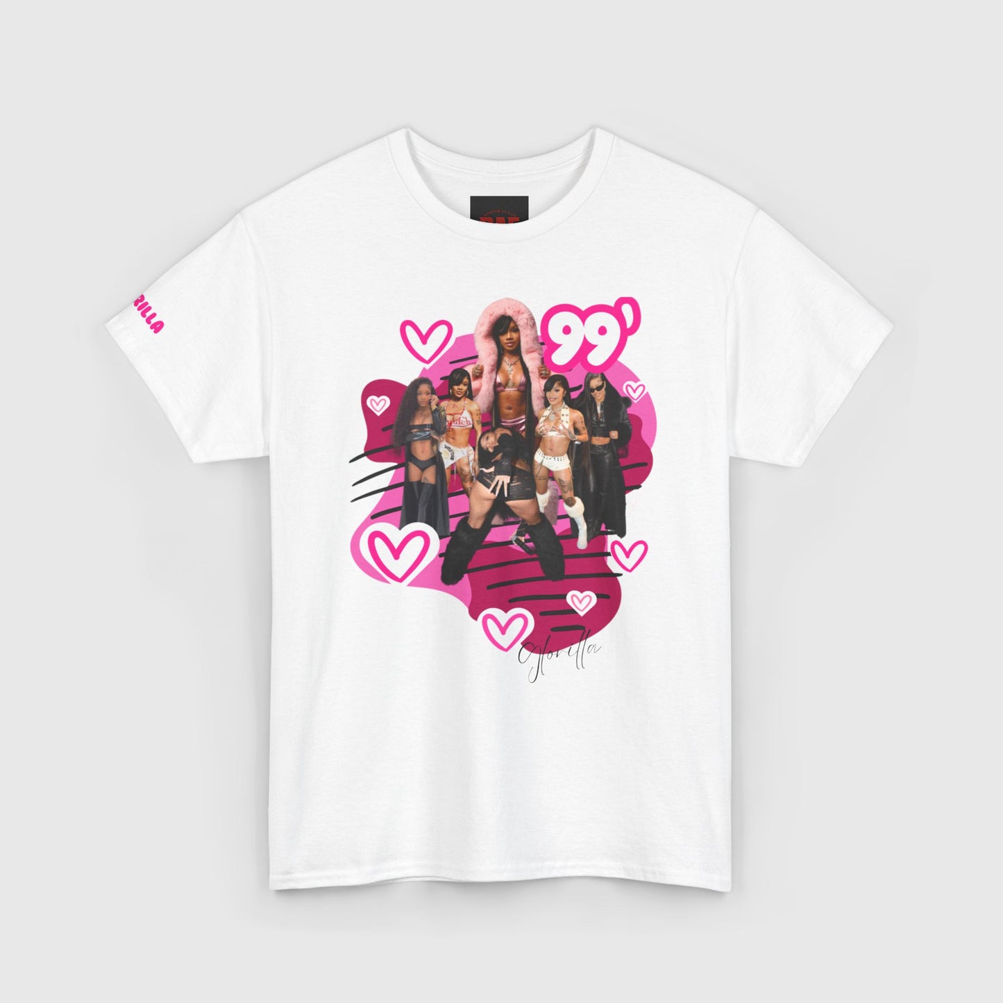 Glorilla Highly Blessed & 99 Love Vibe Shirt Unisex Heavy Cotton Tee