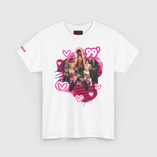 Glorilla Highly Blessed & 99 Love Vibe Shirt Unisex Heavy Cotton Tee
