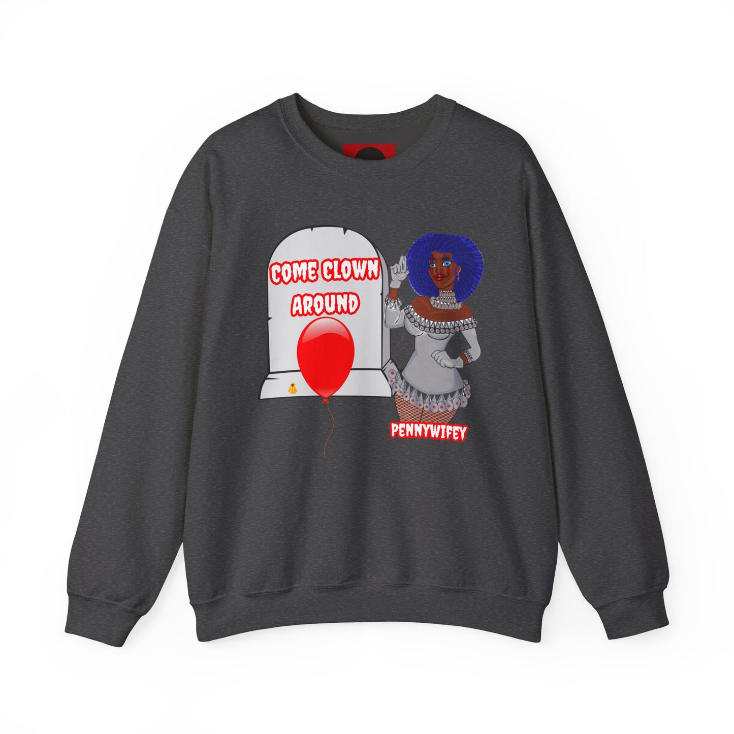 Crewneck Sweatshirt Pennywise Women Pennywife Sexy and Scary Halloween Horror