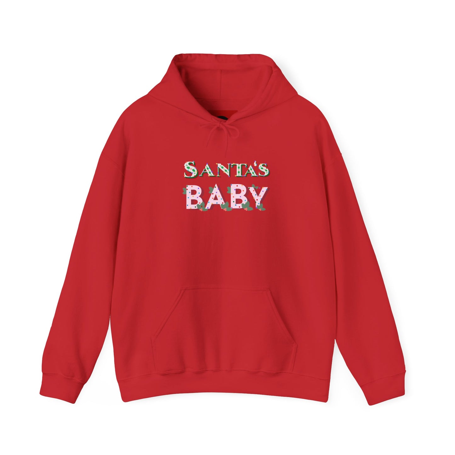 Santa Baby Hoodie — Festive Christmas Holiday Sweatshirt