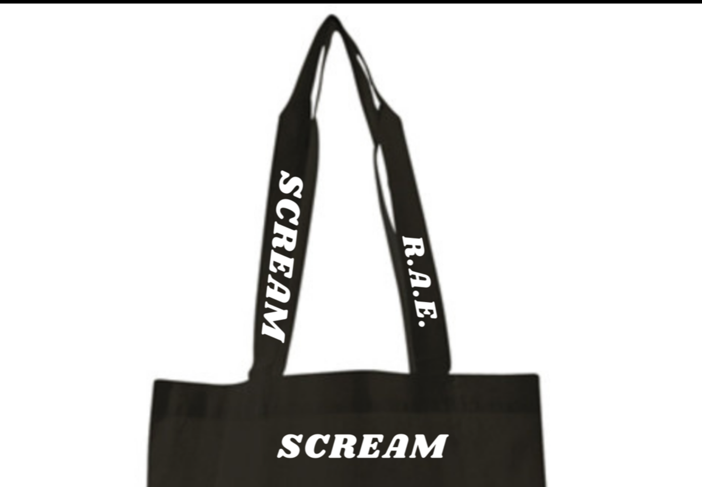 Ghostface Scream Vday Arrest Tote (Black)